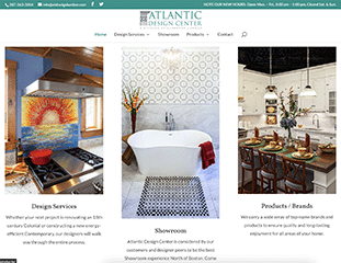 Atlantic Design Center web page sample